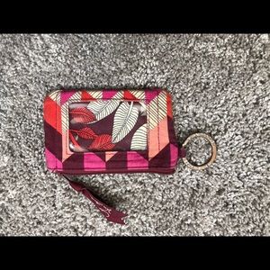 Vera Bradley ID, card holder, and key chain.